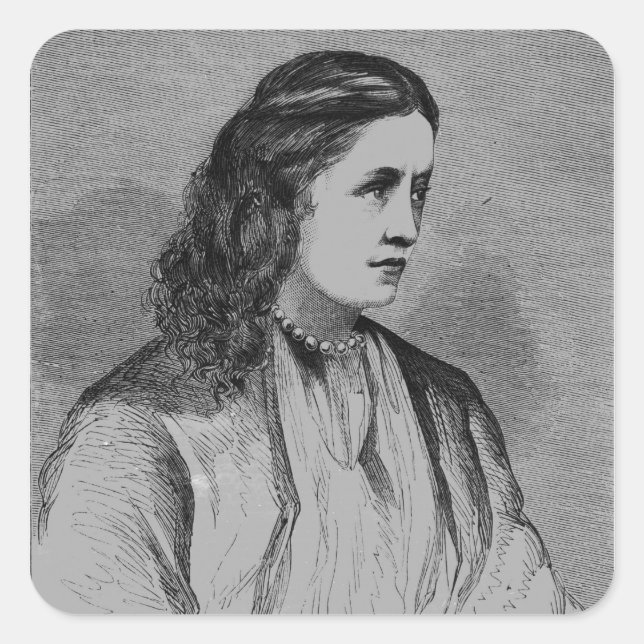 Sticker Carré Son Honneur. Mme Yelverton (Devant)