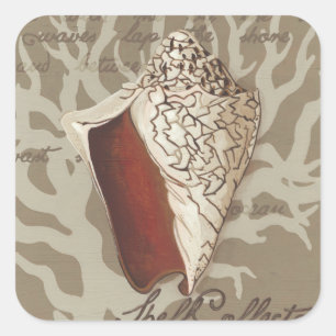 Sticker Carré Sonnet maritime IV