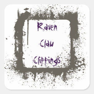 Sticker Carré Sorcières Potion Mad Scientist Halloween Étiquet