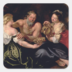 Sticker Carré Sort et ses filles