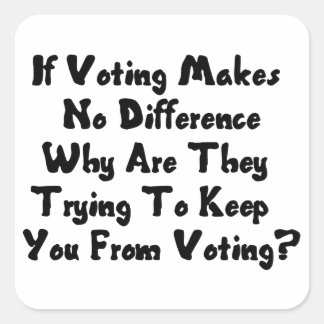 STICKER CARRÉ SORTEZ LE VOTE