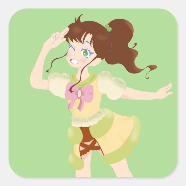 Sticker Carré Soufflé Jupiter (Devant)