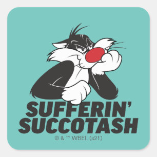 Sticker Carré Souffrance "Sufferin' Succotash" SYLVESTER™