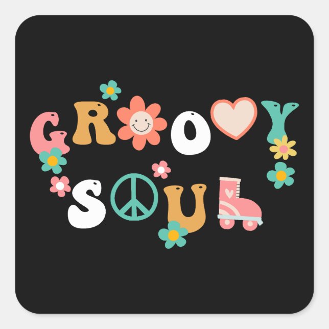 Sticker Carré Soul super (Devant)