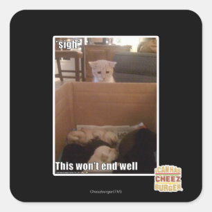 Sticker Carré soupir