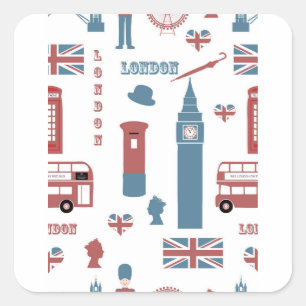 Sticker Carré Special Londres