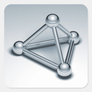 Sticker Carré Sphères connectées