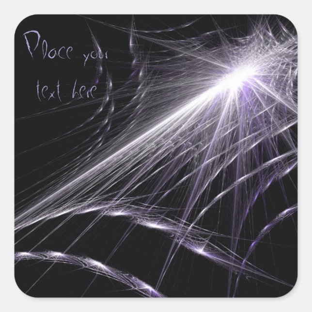 Sticker Carré Spider Web (Devant)