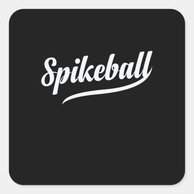 Sticker Carré Spikeball Freizeit Sport Hobby Roundball (Devant)