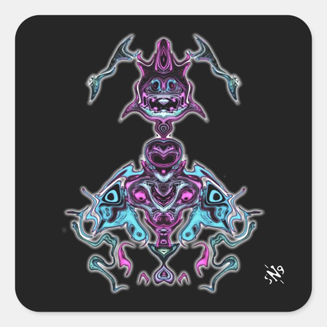 Sticker Carré Spirit v2 (Devant)