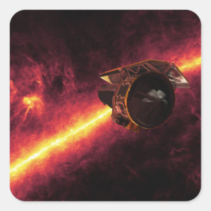 Sticker Carré Spitzer vu contre le ciel infrarouge 2