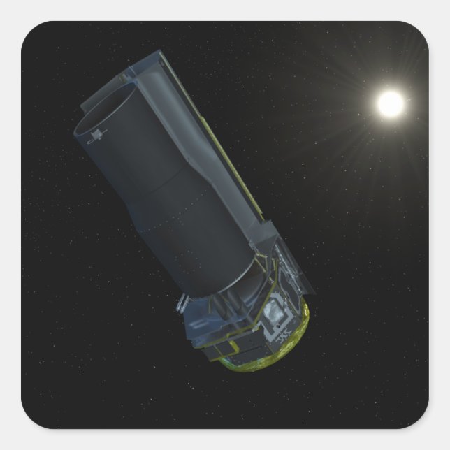 Sticker Carré Spitzer vu en lumière visible (Devant)