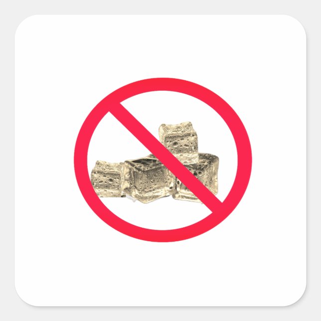 Sticker Carré Square/Other shapes- Anti-Ice / Ice Out  (Devant)