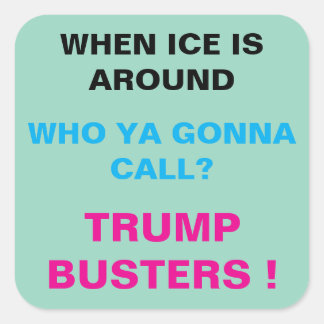 Sticker Carré Square Stickers, sheet of six 3 inch stickeSticker