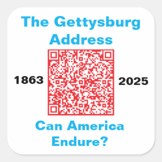 Sticker Carré Square Stickers, sheet of six 3 inch stickeSticker