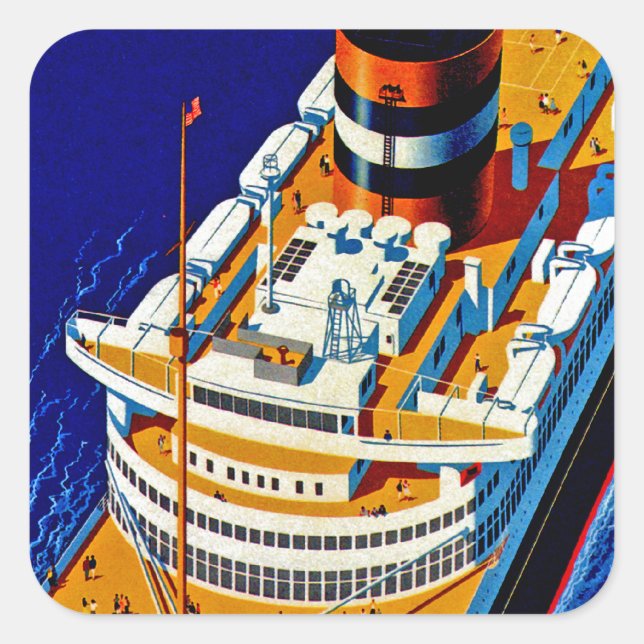 Sticker Carré SS Nieuw Amsterdam (Devant)