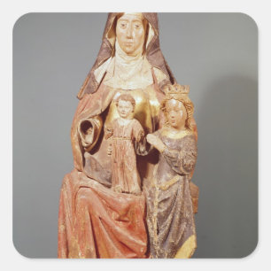 Sticker Carré St Anne, la Vierge et enfant,
