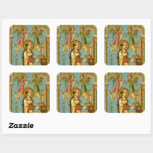 Sticker Carré St Cecilia de Rome (détail; BNG 02)