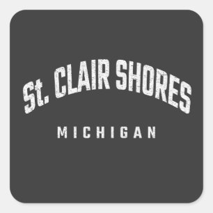 Sticker Carré St. Clair Shores Michigan MI