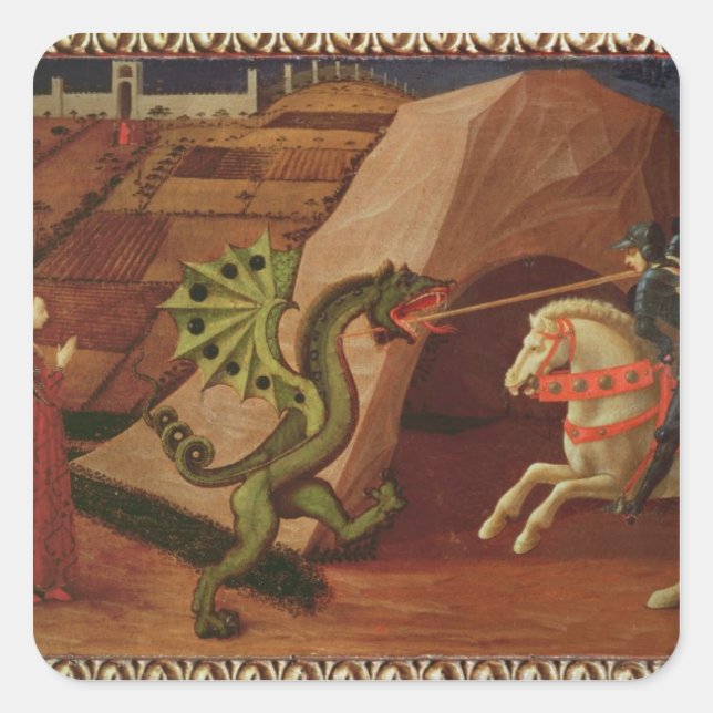 Sticker Carré St. George et le Dragon, c.1439-40 (Devant)