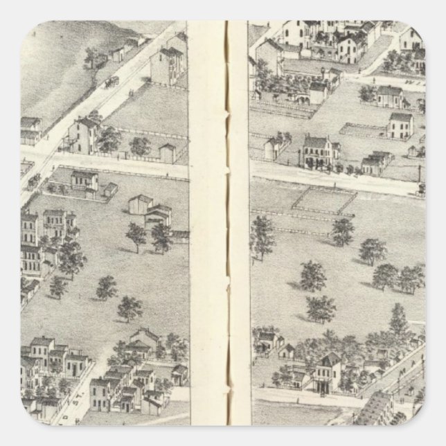 Sticker Carré St. Louis, Missouri 6 (Devant)