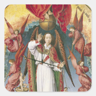 Sticker Carré St. Michael Peser les âmes