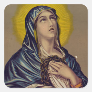 Sticker Carré Stabat Mater Notre-Dame des Douleurs Art Devotionn