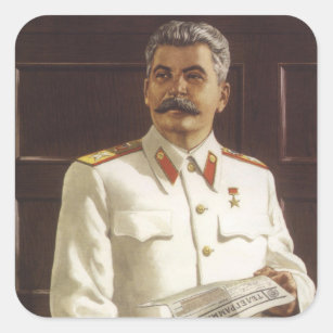 Sticker Carré Stalin