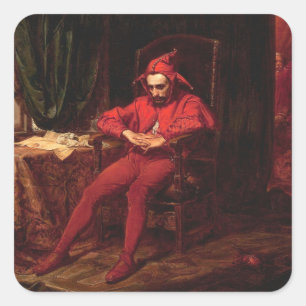 Sticker Carré Stańczyk Par Jan Matejko