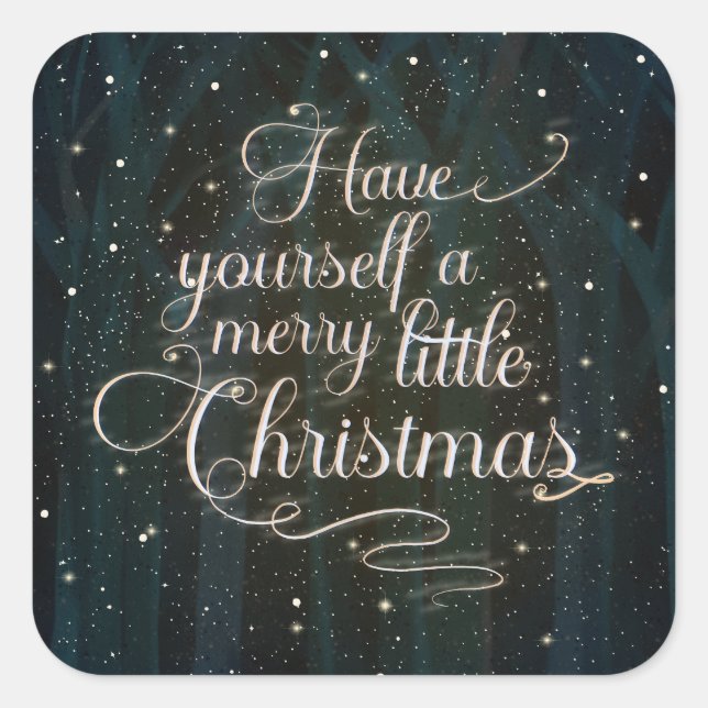 Sticker Carré Starry Holiday Whispe (Devant)