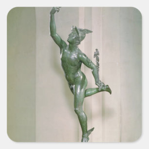 Sticker Carré Statue du mercure