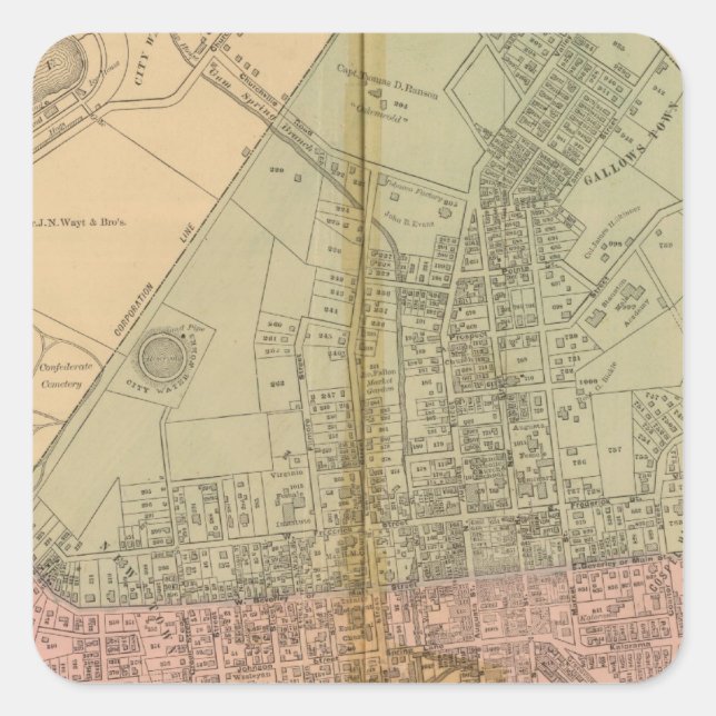 Sticker Carré Staunton (Devant)