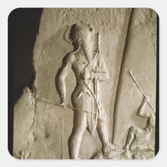 Sticker Carré Stele de la Victoire de Naram-Sin (Devant)