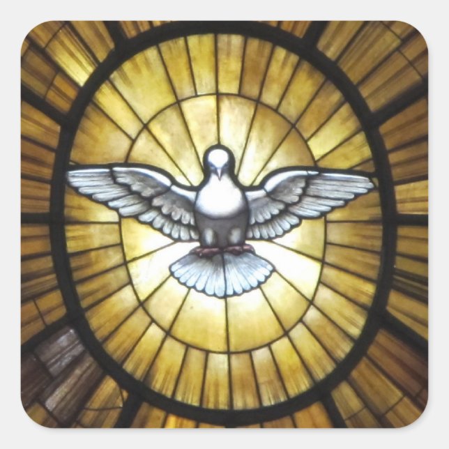 Sticker Carré Stickers—Dove (Devant)