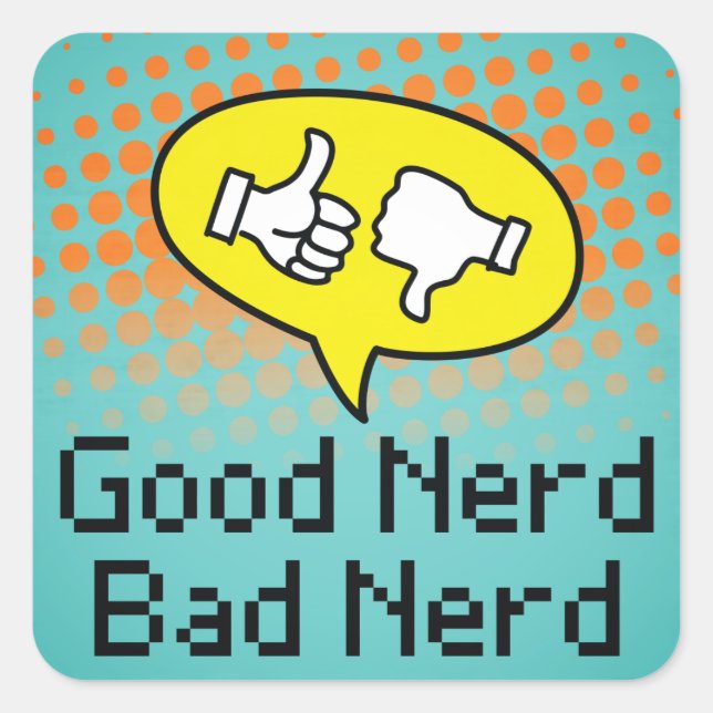 Sticker Carré Stickers, Glossy (Devant)