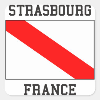 Sticker Carré Strasbourg France