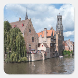 Sticker Carré Stunning ! Bruges