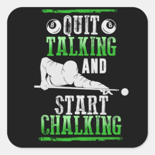 Sticker Carré Style Billard