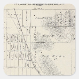 Sticker Carré Subdivisions Pioneer Land Co