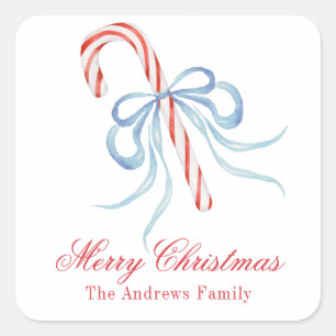 Sticker Carré Sucre de canne de fond d'aquarelle