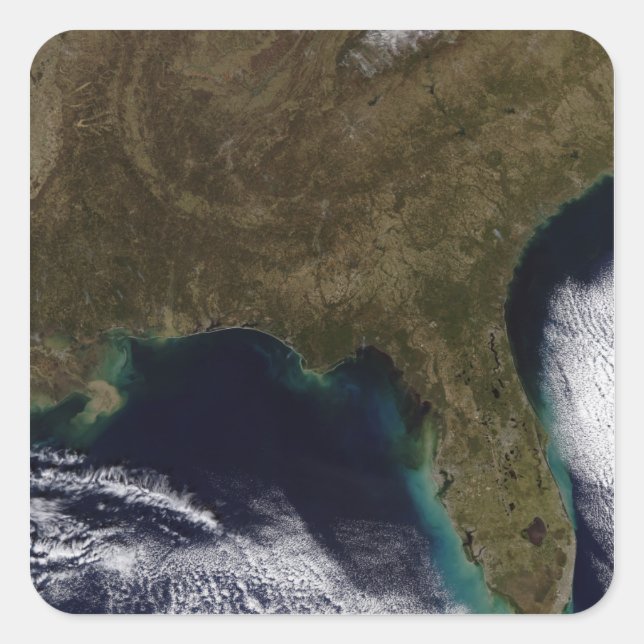 Sticker Carré Sud-Est des États-Unis (Devant)