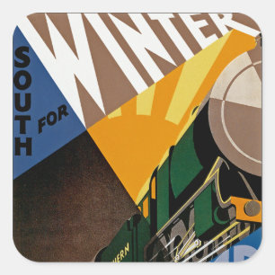 Sticker Carré Sud pour le soleil d'hiver