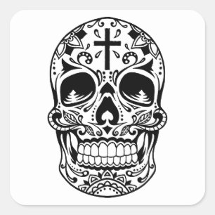 Sticker Carré SugarSkull Black-01.png