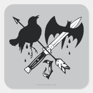 Sticker Carré Suicide Squad   Icône