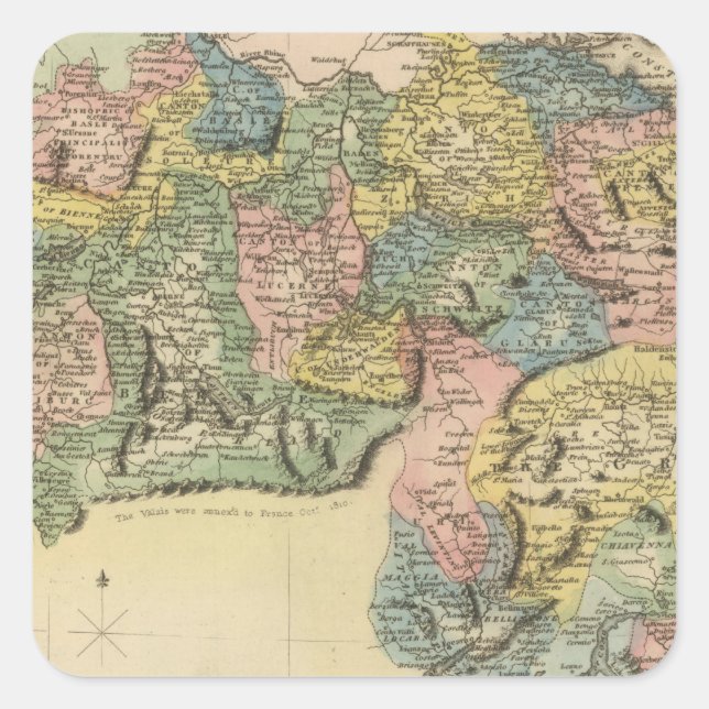 Sticker Carré Suisse (Devant)