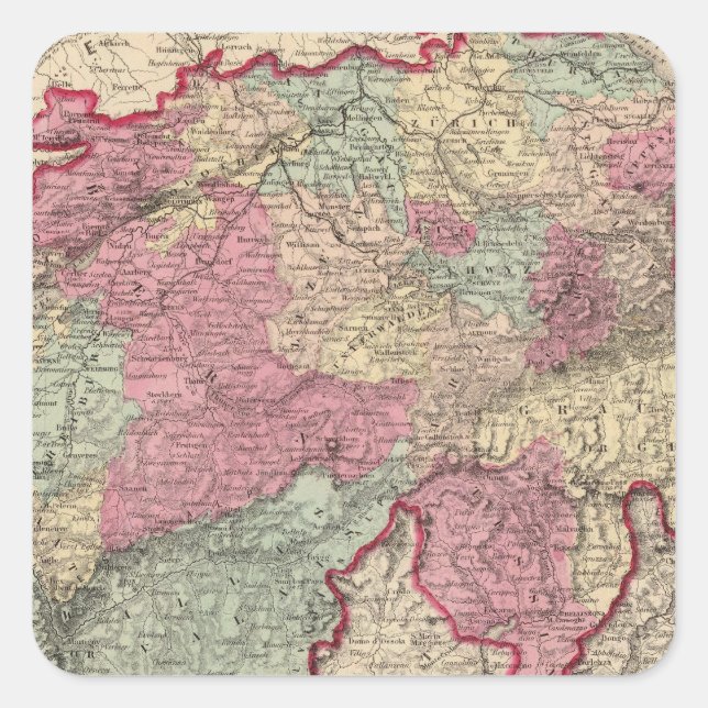 Sticker Carré Suisse 10 (Devant)