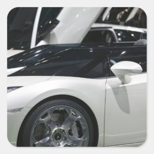 Sticker Carré SUISSE, GENÈVE : 75e Auto 9 Genève