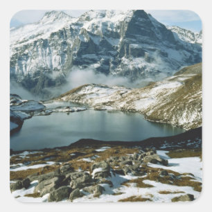 Sticker Carré Suisse, Grindelwald, Alpes bernoises, Voir