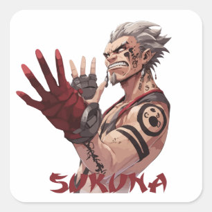 Sticker Carré Sukuna