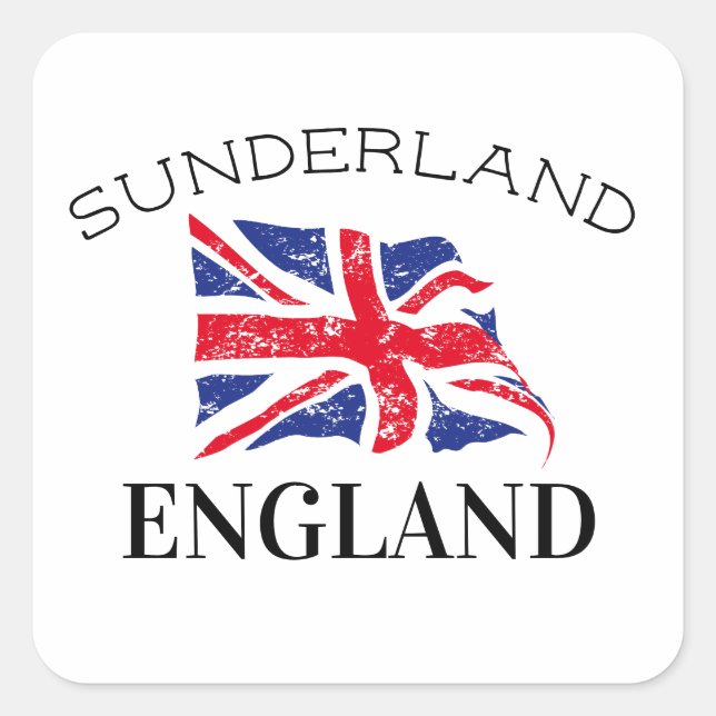 Sticker Carré Sunderland Angleterre Royaume-Uni (Devant)